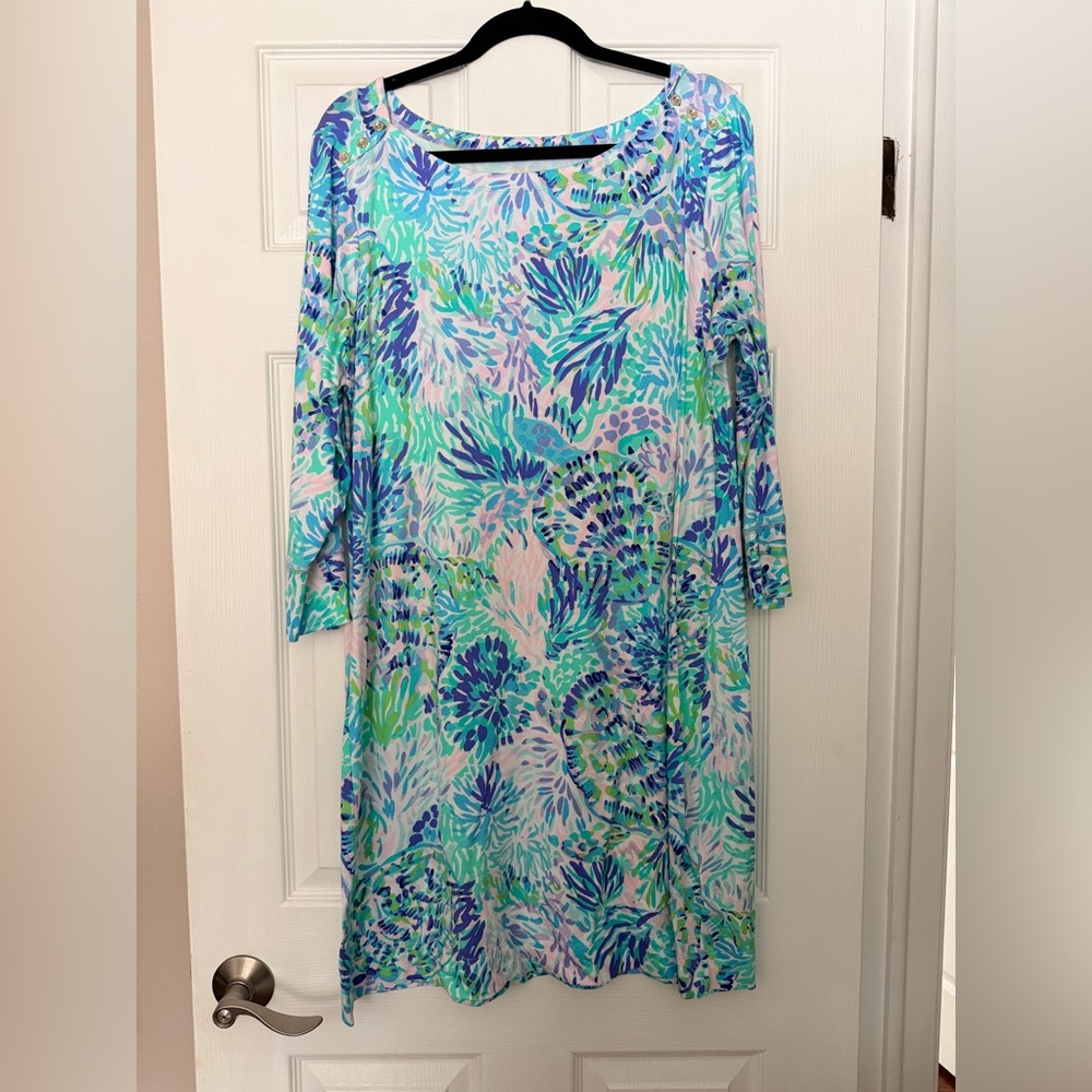 Lilly Pulitzer Sophie Dress Multi Shell Of A Party XXL